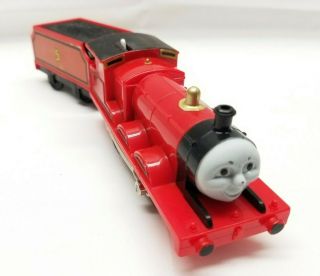 Thomas & Friends Tomy Trackmaster James Motorized Train 1994 Rare -