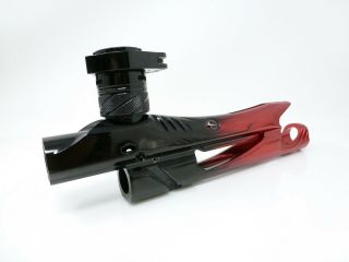 Rare Gloss Black Red Aim 2k2 Intimidator Body Kit W/ Clamping Feedneck Bob Long