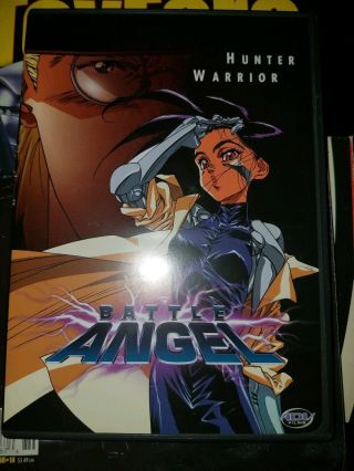 Battle Angel Hunter Warrior Anime Adv Films Rusty Angel/ Tears Sign Dvd Rare