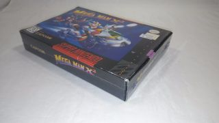 Mega Man X2 Nintendo Rare Box (only) In Shrink Snes Authentic