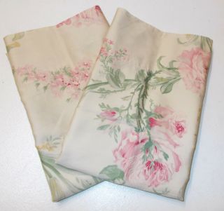 2 Rare Ralph Lauren Therese Sateen Standard Pillowcases Go W Kathleen Emilyanne