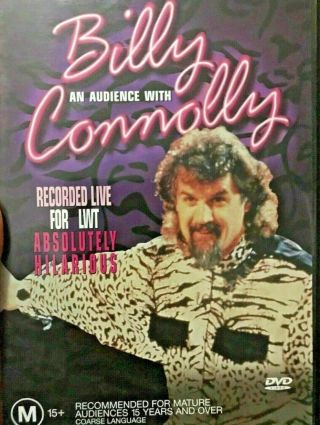 An Audience With Billy Connolly Live Comedy Dvd - Rare - Post