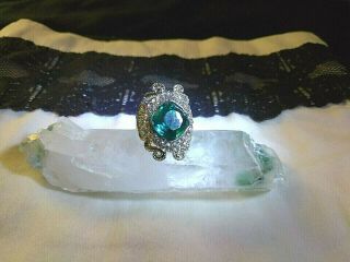 Stunning Rare Fae Faerie Crystal Ring Wicca Amulet Witch Para Talis Meta Power