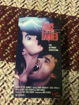 Dance Of The Damned Sexy Sleaze Big Box Slip Rare Oop Vhs