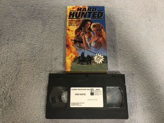 Hard Hunted (1993) - Vhs - Action / Thriller - Dona Speir - Promo / Screener - Rare