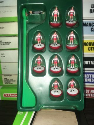 Subbuteo LW Team - Clydebank Motherwell.  Misprinted And Unique.  Very Rare 3