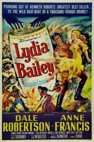 Lydia Bailey Rare Classic Historical Film Dvd 1952 Haiti Anne Francis