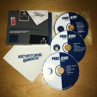 Pure Jerry Vol 4 Jerry Garcia Band Keystone Berkeley 9/1/74 3cd Rare 2004 1st Ed