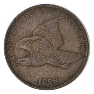 Crisp - 1858 - Flying Eagle United States Cent - Rare 540