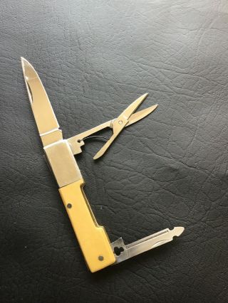 Vintage Khyber Knife 3 Blade Knife 2850 - Rare Knife
