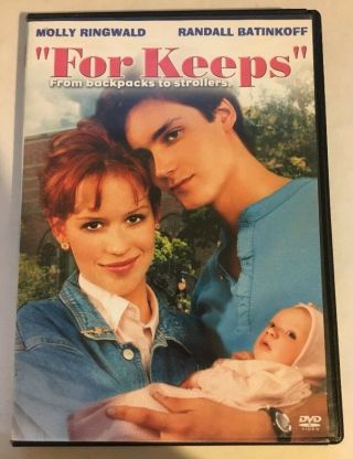 For Keeps (dvd,  2004) Molly Ringwald,  Randall Batinkoff 1987 Rare Oop Vg,