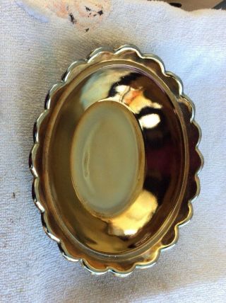 Rare Fenton Large Iridescent Carnival Glass Hen on Nest Candy Dish 5