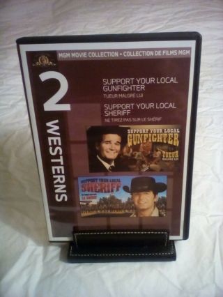 Support Your Local Gunfighter,  Sheriff Rare Double Feature Dvd Oop James Garner