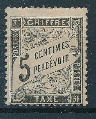 [38765] France 1882 Good Rare Postage Due Stamp Very Fine Mh Value $225