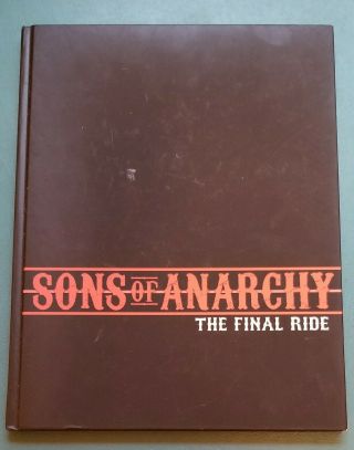 Sons Of Anarchy: The Final Ride Soa Cast Crew Yearbook Hardcover Year Book Rare