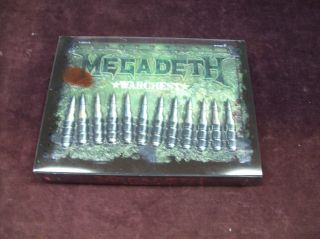 Megadeth 4 Cd/dvd Box Set.  War Chest.  Warchest.  Rare