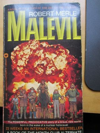 Malevil By Robert Merle - Warner Paperback Library (1975) - Rare Post - Apocalpyse