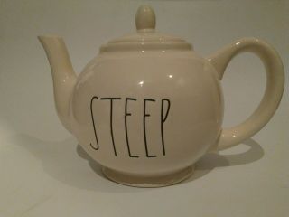 Rae Dunn Steep Teapot Ll Magenta Tea Pot Farmhouse Artisan Magenta Rare