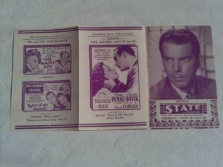 Rare 1945 State Theatre Pamplet Flyer Movie Poster Ad Cocoa Florida Roy Rogers