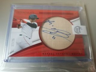 Rafael Devers 2018 Immaculate Rookie Auto Bat Relic ☆12/25☆boston Red Sox Rare