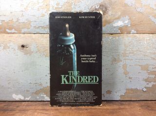 The Kindred Vhs Horror Cult Movie Rob Steiger Kim Hunter Rare Oop Blockbuster