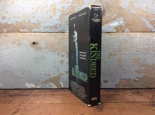 The Kindred VHS Horror Cult Movie Rob Steiger Kim Hunter Rare OOP Blockbuster 2