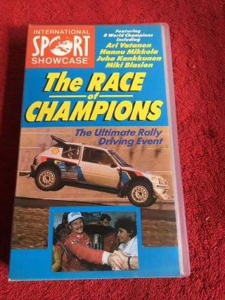 1988 Race Of Champions Rally Vhs Video - Rare