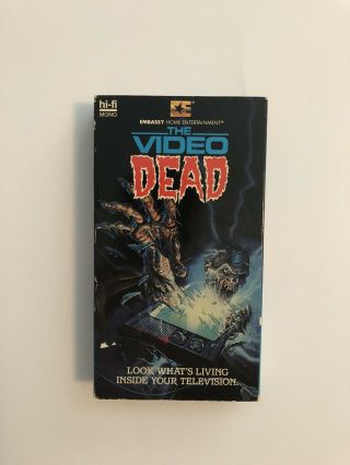 The Video Dead Vhs Embassy Rare Horror