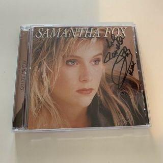 Samantha Fox Hand Signed Pwl Interest Deluxe 2 Cd Album Rare Bargain