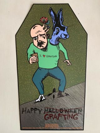 Neil Blender Poster Art - Halloween Grafting Dayton - Rare Alien Workshop G&s