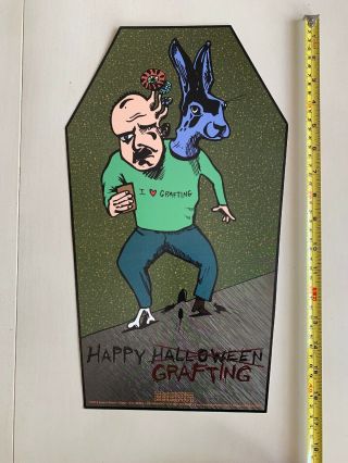 Neil Blender Poster Art - Halloween Grafting Dayton - Rare Alien Workshop G&S 3