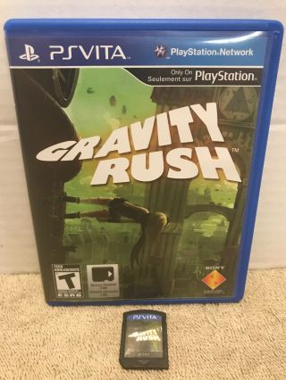 Gravity Rush (sony Playstation Vita,  2012) W/ Case Rated T Teen Rare