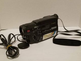 Rare Vintage 1995 Canon Es90 Es90a 8mm Color Video Camcorder
