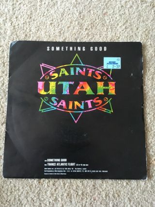 Utah Saints - Something Good - 7” Vinyl Single Record - Dance - Rare