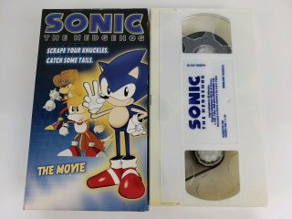 Sonic The Hedgehog The Movie - Adv Films 1999 - English Dubbed - Rare W/ Cover
