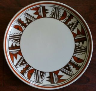 Rare Vintage Vernon Kilns Metlox Mesa Dinner Plate Mid Century Modern
