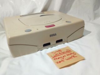 Sega Saturn - Game Console System Rare Japan White D48