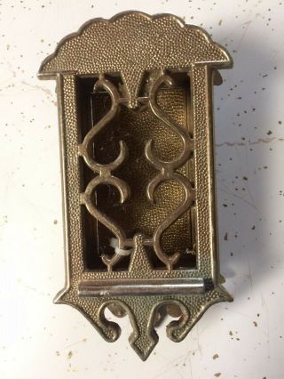 Rare Vintage Classic Peephole Security Door Eye Hole Viewer Brass Door Sight