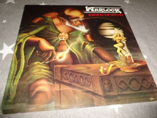 Warlock ‎– Burning The Witches.  Org,  1987.  Vertigo.  (ex Doro).  Rare