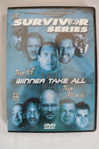 Wwf - Survivor Series 2001: Winner Take All (dvd,  2002) Rare