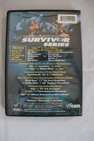 WWF - Survivor Series 2001: Winner Take All (DVD,  2002) RARE 2