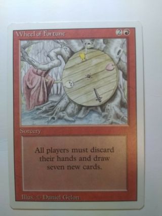 Wheel Of Fortune Mtg Revised