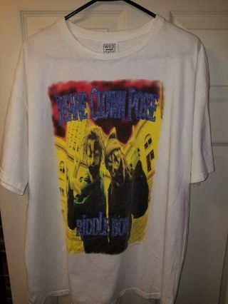 Vintage Insane Clown Posse Icp 1995 Riddle Box Wicked Clowns Tee Shirt Rare Xl