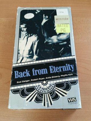 Back From Eternity Vhs Rare Vci Command Performance Horror Cannibals Mystery