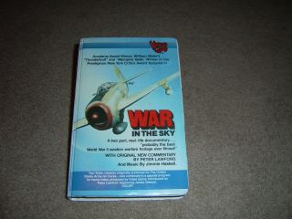 War In The Sky (vhs,  1982) Rare Oop Htf 1st Video Gems/lawford Doc Not On Dvd
