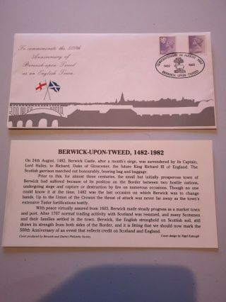 Berwick - Upon - Tweed First Day Cover - Rare Item