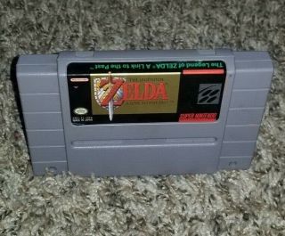 Legend Of Zelda: A Link To The Past Cart Only (snes,  Nintendo) Rare Fs&h