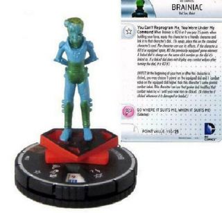Brainiac 063 Superman And Wonder Woman Dc Heroclix No Card/dice Dc