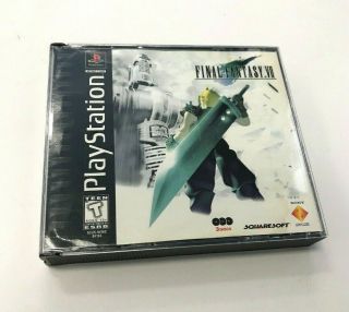 Sony Playstation 1 - Final Fantasy Vii - Misprint Rare - Case Only No Game 