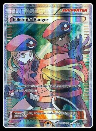 Pokemon Ranger - 113/114 - Full Art Ultra Rare - (x1) - Xy - Steam Siege - Nm -